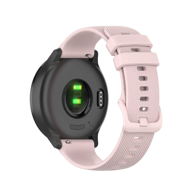20mm Checkered Silicone Strap, For Samsung Galaxy Watch 4 40mm / 44mm, For Samsung Galaxy Watch 4 Classic 42mm / 46mm, For Samsung Galaxy Watch 3 41mm, For Samsung Galaxy Watch Active 2 40mm / 44mm, For Samsung Galaxy Watch Active 40mm                 ...