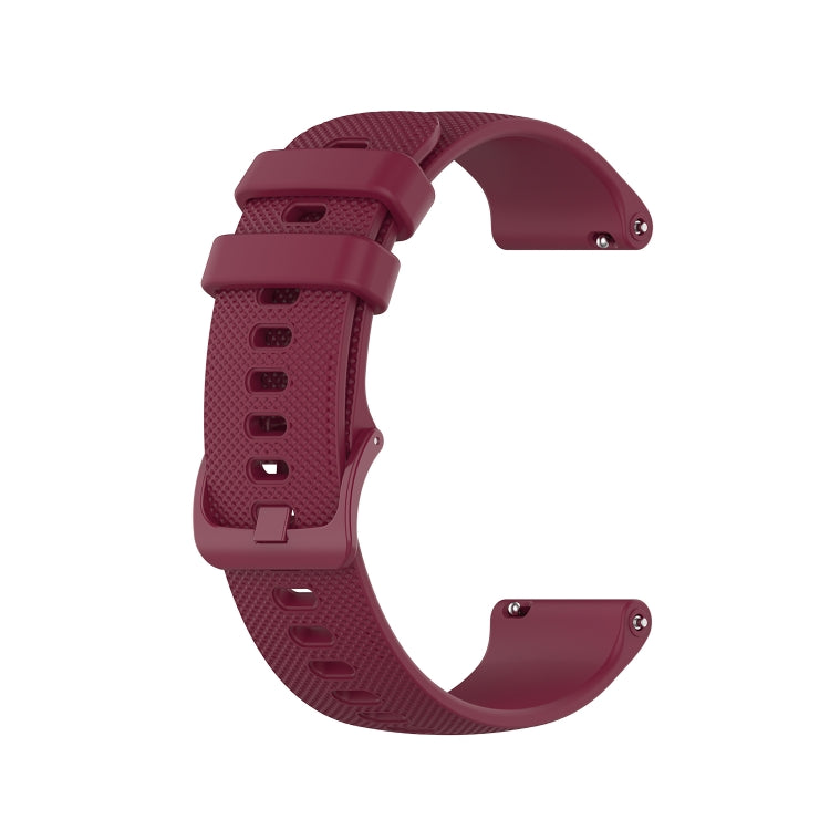 20mm Checkered Silicone Strap, For Samsung Galaxy Watch 4 40mm / 44mm, For Samsung Galaxy Watch 4 Classic 42mm / 46mm, For Samsung Galaxy Watch 3 41mm, For Samsung Galaxy Watch Active 2 40mm / 44mm, For Samsung Galaxy Watch Active 40mm                 ...