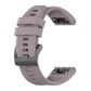 20mm mauve silicone watch band with clasp for Garmin Fenix 5S/5S Plus