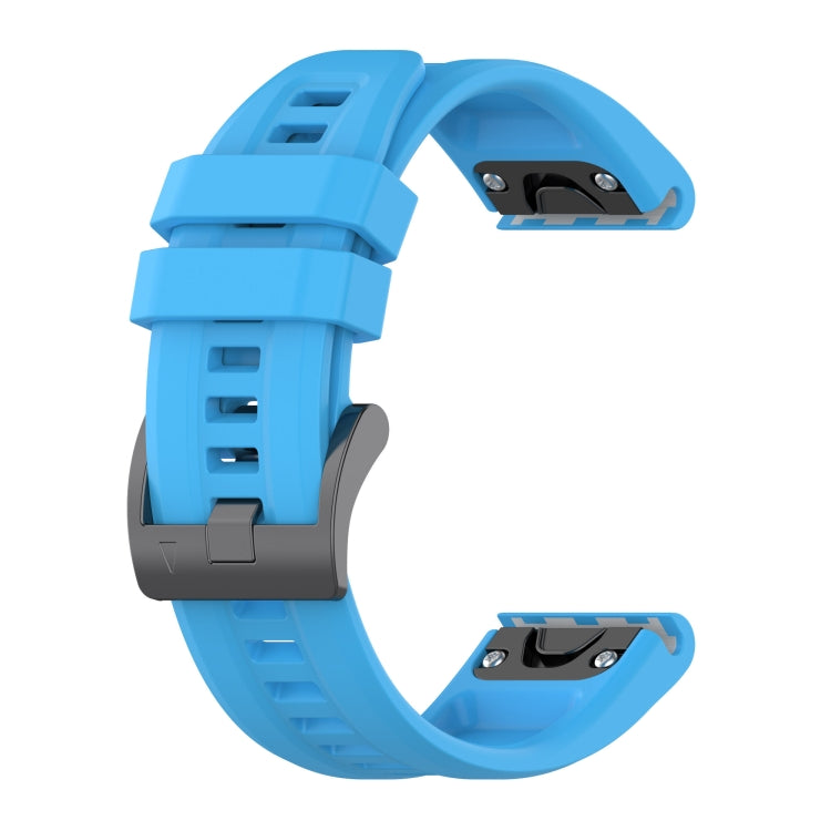 20mm blue silicone watch band with clasp for Garmin Fenix 5S/5S Plus
