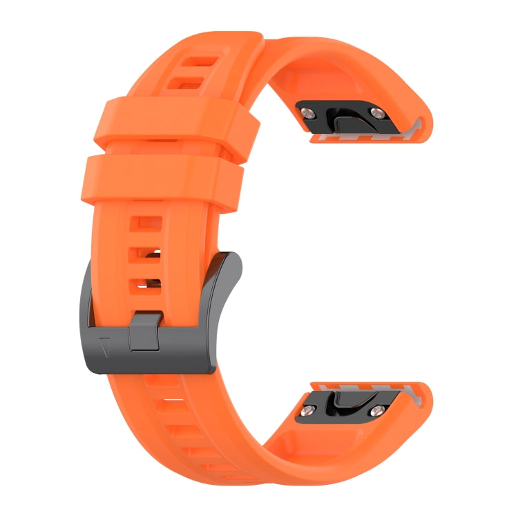 Silicone watch band for Garmin Fenix 5S/5S Plus in bright orange