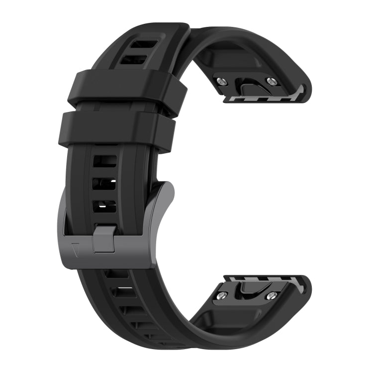 Silicone watch band for Garmin Fenix 5S/5S Plus in black