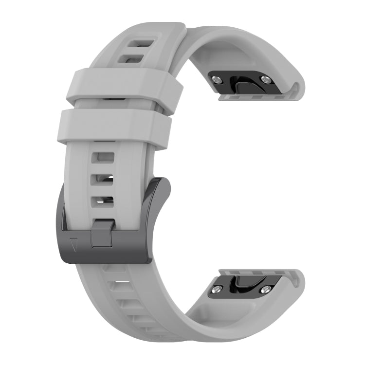 Silicone watch band for Garmin Fenix 5S/5S Plus in light gray