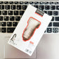 White retail package with car USB charger and USB cable inside