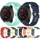 22mm Twill Solid Color Silicone Watch Band, For Garmin Forerunner 745