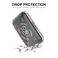 Clear TPU smartwatch case with drop protection around the watch body
