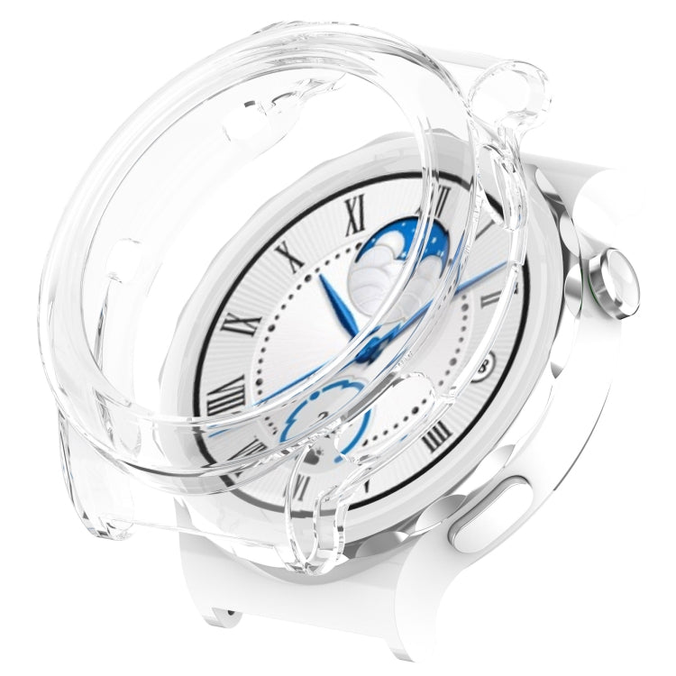 TPU transparent hollow watch case with clear protective frame for Huawei GT 3 Pro