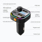 Car Bluetooth MP3 player with built-in microphone, frequency LED display, USB-C and USB ports