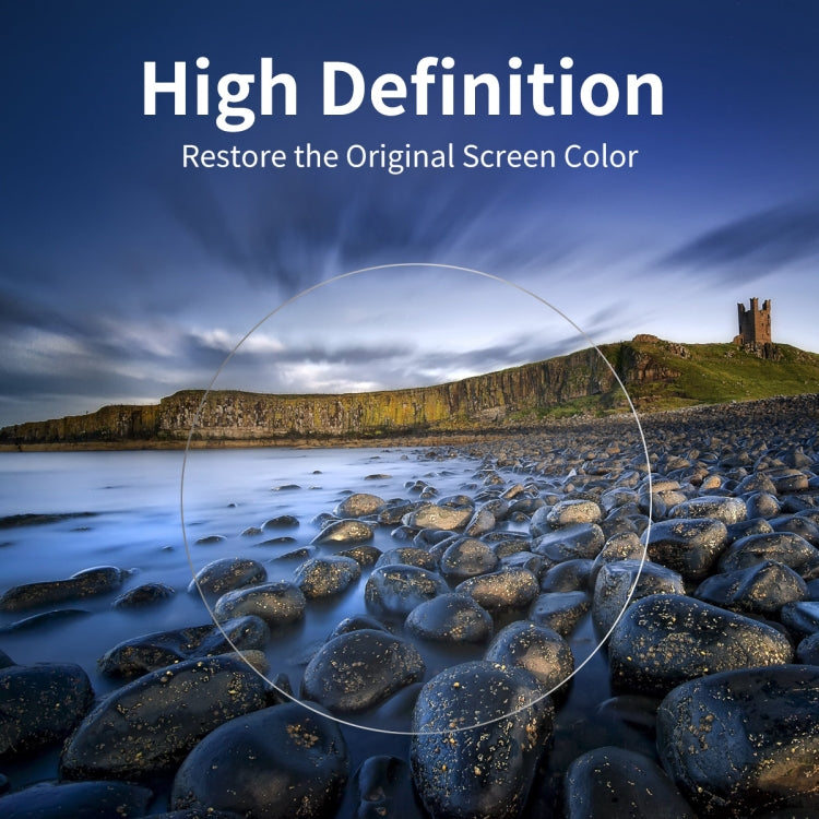 Clear tempered glass screen protector panel for restoring original watch screen color.