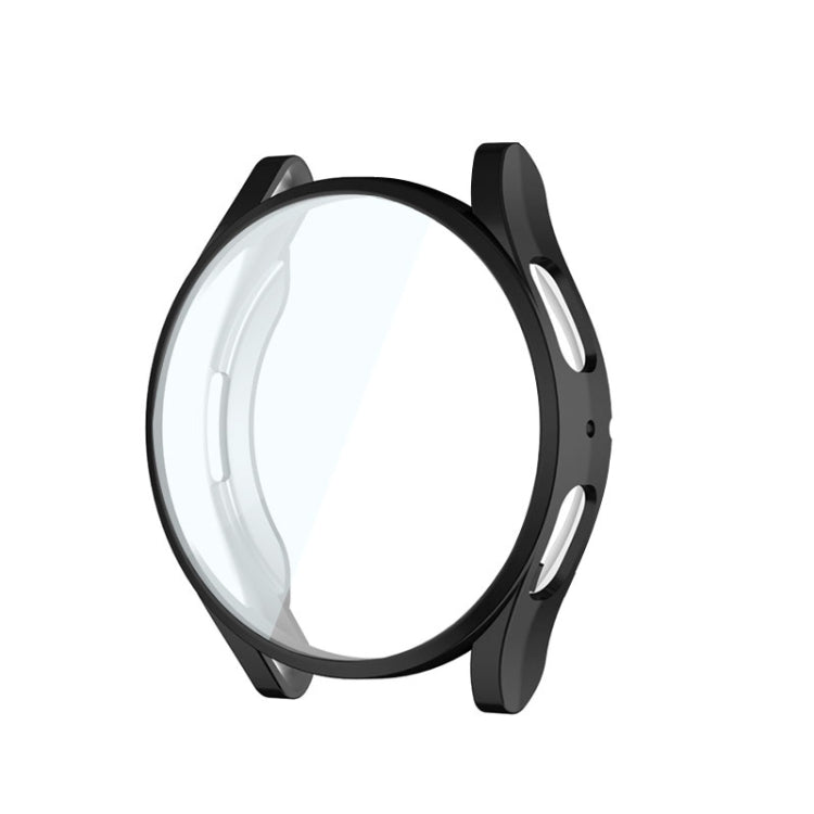 Black electroplated TPU full-coverage case for Galaxy Watch with secure bezel coverage