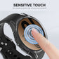 Black TPU watch case showing side buttons with responsive touch screen cover