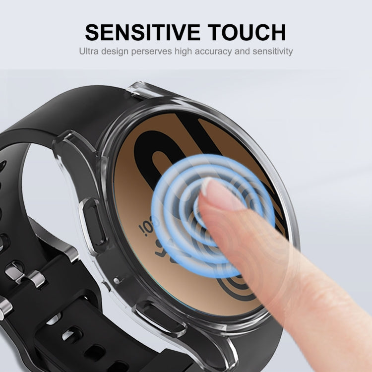 Black TPU watch case showing side buttons with responsive touch screen cover