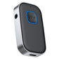 Bluetooth audio adapter with blue-ring control, dark front and visible side button area