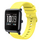 20mm Solid Color Soft Silicone Watch Band, For Amazfit BIP