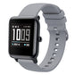 20mm Solid Color Soft Silicone Watch Band, For Amazfit BIP