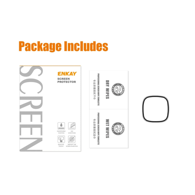 ENKAY screen protector package includes screen film and installation accessories