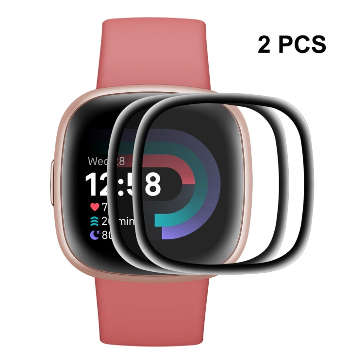 ENKAY 3D full-coverage screen protector set of 2 for Fitbit Versa 4/Sense 2