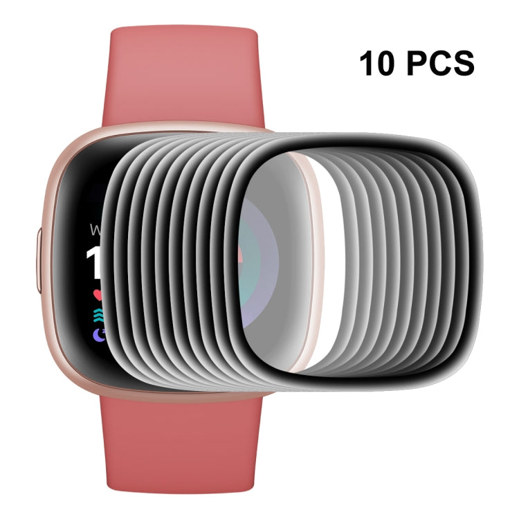ENKAY 3D full-coverage screen protector set of 10 for Fitbit Versa 4/Sense 2