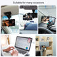 Universal phone holder mount shown in multiple settings with smartphone