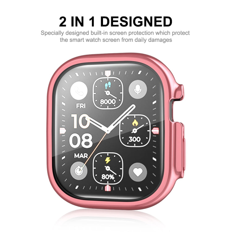 For Apple Watch Ultra 4 / 3 / 2 / 1 49mm ENKAY Full Coverage Electroplated Soft TPU Case with Screen Film