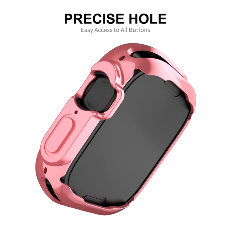 For Apple Watch Ultra 4 / 3 / 2 / 1 49mm ENKAY Full Coverage Electroplated Soft TPU Case with Screen Film