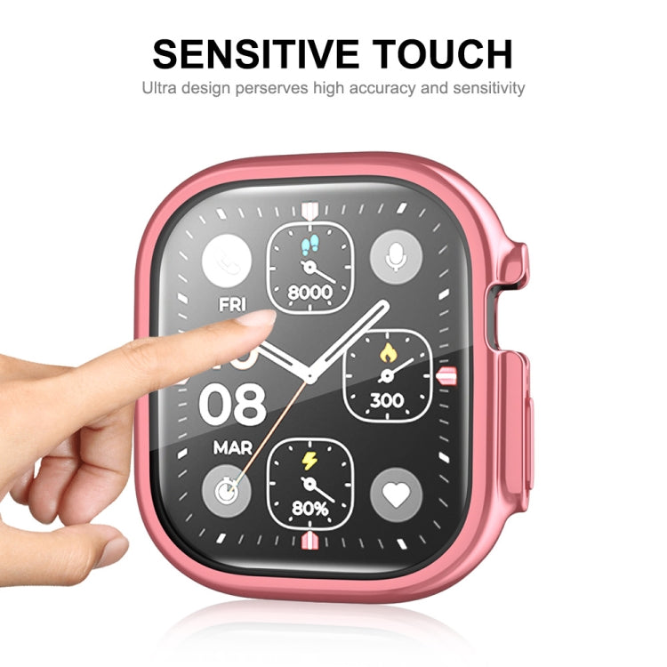 For Apple Watch Ultra 4 / 3 / 2 / 1 49mm ENKAY Full Coverage Electroplated Soft TPU Case with Screen Film