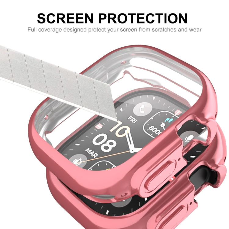 For Apple Watch Ultra 4 / 3 / 2 / 1 49mm ENKAY Full Coverage Electroplated Soft TPU Case with Screen Film