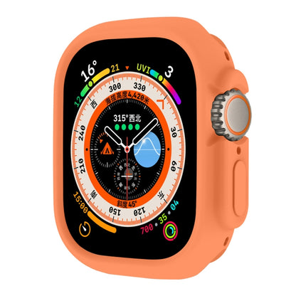 ENKAY TPU protective frame case for Apple Watch Ultra 49mm, orange