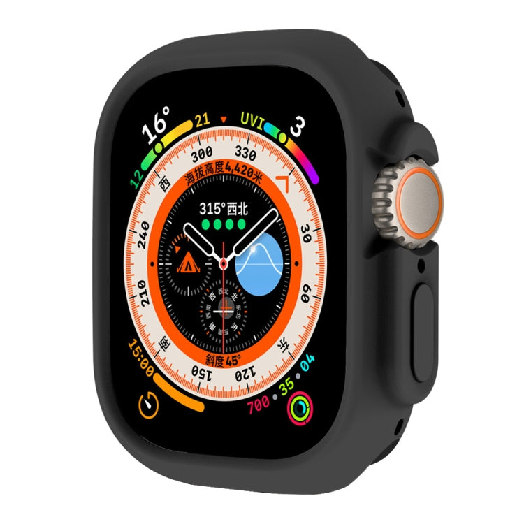 ENKAY TPU protective frame case for Apple Watch Ultra 49mm, black
