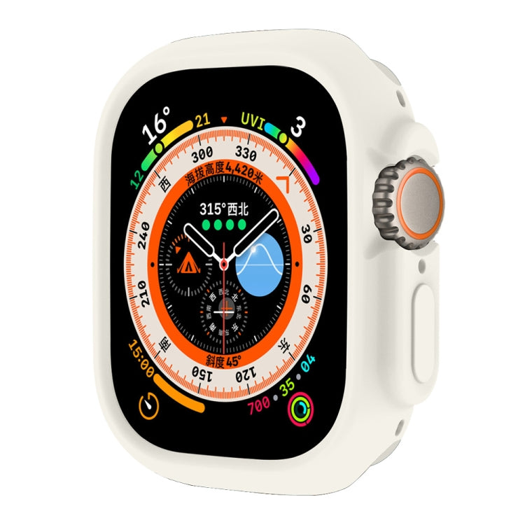 ENKAY TPU protective frame case for Apple Watch Ultra 49mm, beige