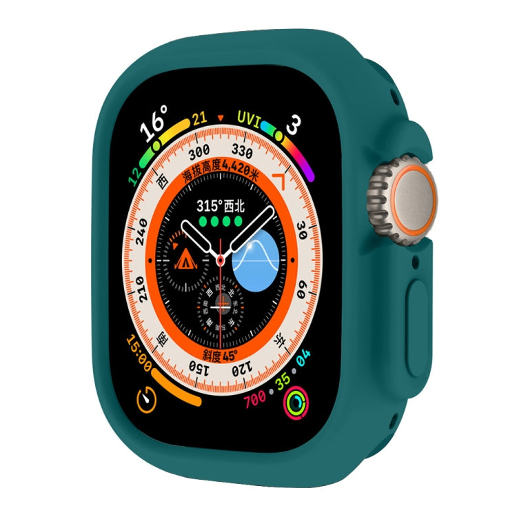 ENKAY TPU protective frame case for Apple Watch Ultra 49mm, dark teal