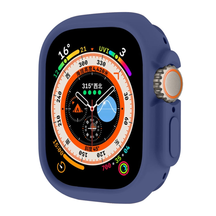 ENKAY TPU protective frame case for Apple Watch Ultra 49mm, dark blue