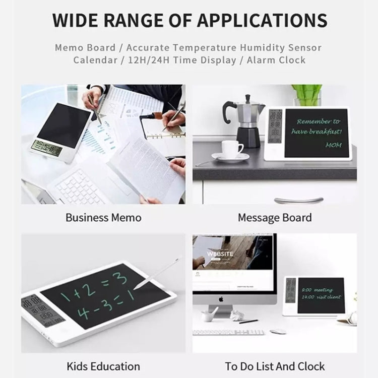 LCD writing tablet in use for memo, message, education, and to-do list
