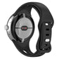 Water Drop Slimming Butterfly Button Solid Silicone Band, For Google Pixel Watch 5 / 4 / 3 / 2 / 1 41mm