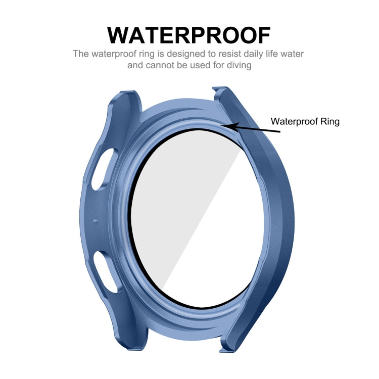 ENKAY waterproof ring smartwatch case for Galaxy Watch 44mm, blue