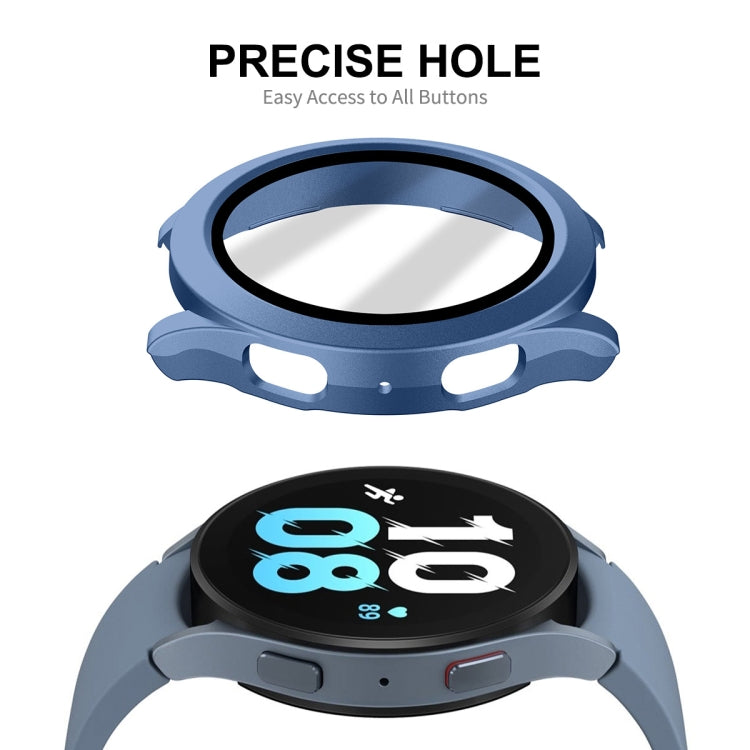 ENKAY Galaxy Watch 44mm case with precise button holes and bezel cover, blue