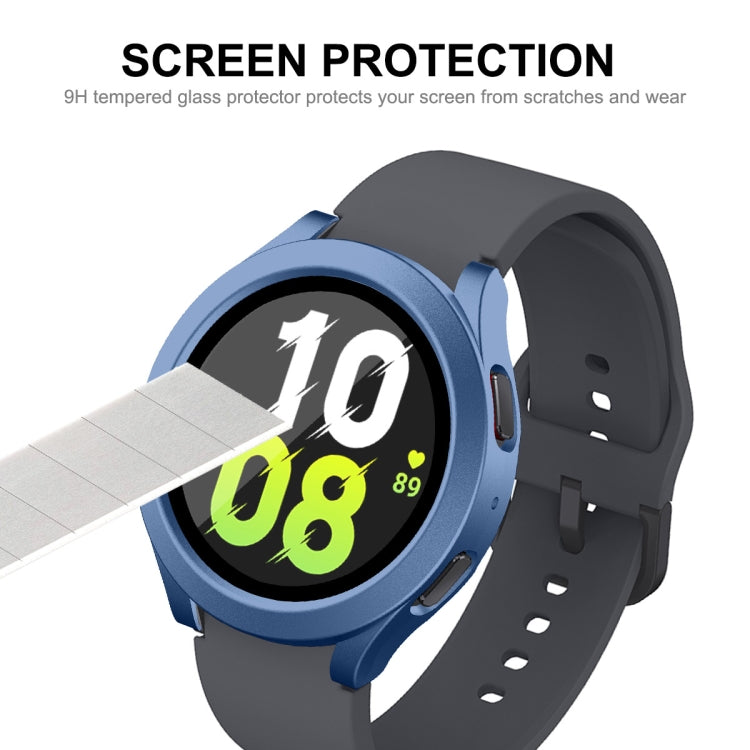 ENKAY 9H tempered glass smartwatch case for Galaxy Watch 44mm, blue