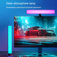 Desktop RGB light bar lamp with vertical blue tube and horizontal top bar