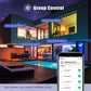 Wi‑Fi RGB smart bulb group control on smartphone app