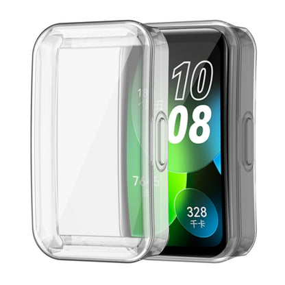 Transparent soft TPU full-coverage watch case with screen protection