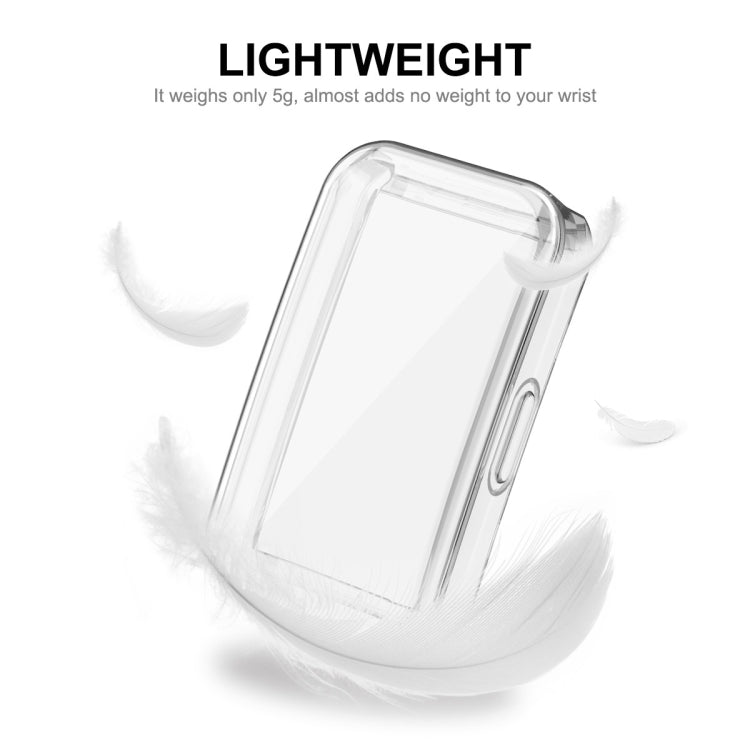 Transparent TPU full-coverage watch case, slim and lightweight