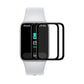 Smartwatch screen protector film set, clear curved 3D full coverage over watch display