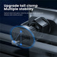 Wireless car air vent hook charger with tail clamp and stability lock