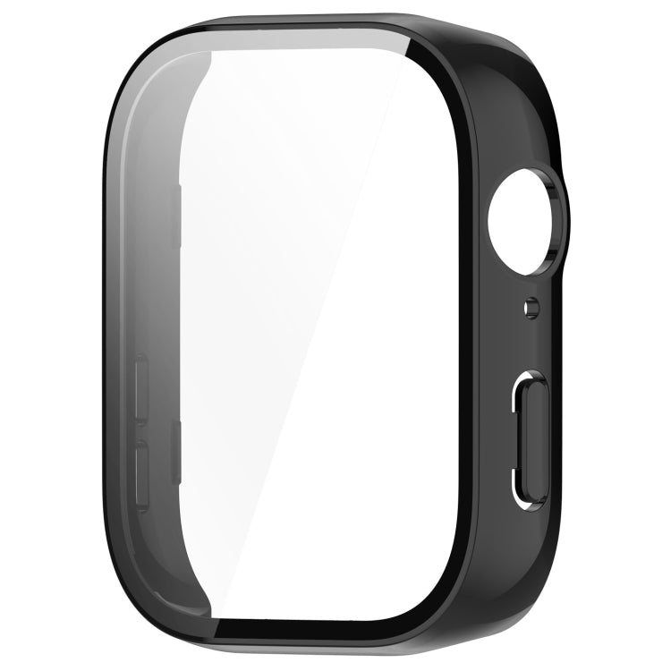 Black Huawei Watch Fit 3 protective case shell with integrated clear screen protector
