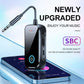 Bluetooth 2-in-1 audio receiver/transmitter with 3.5mm plug and power light