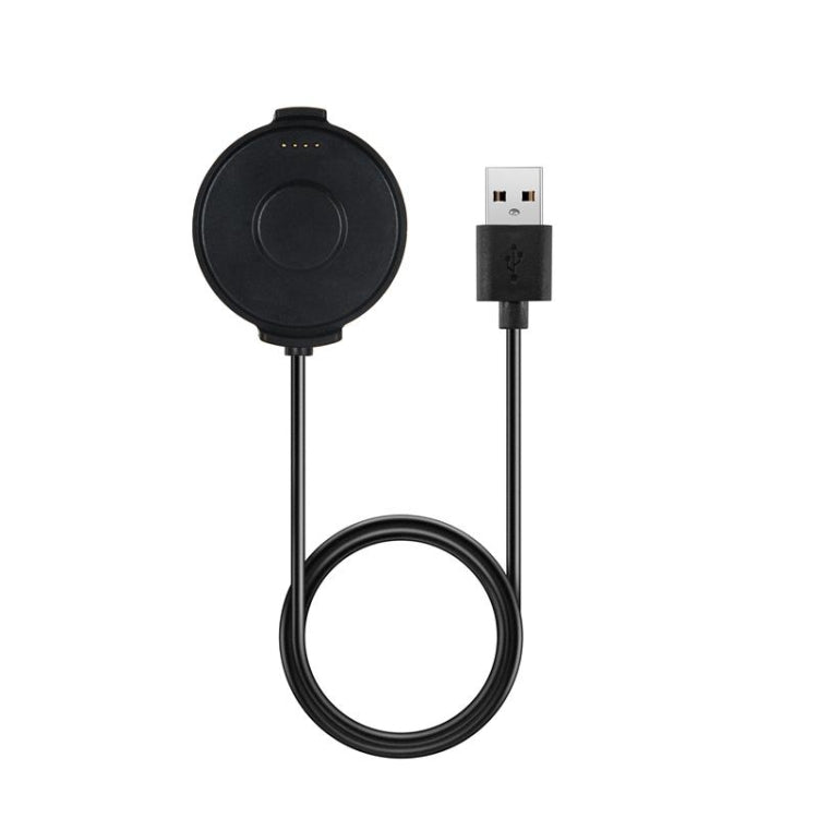 Magnetic charging puck with USB connector and attached cable