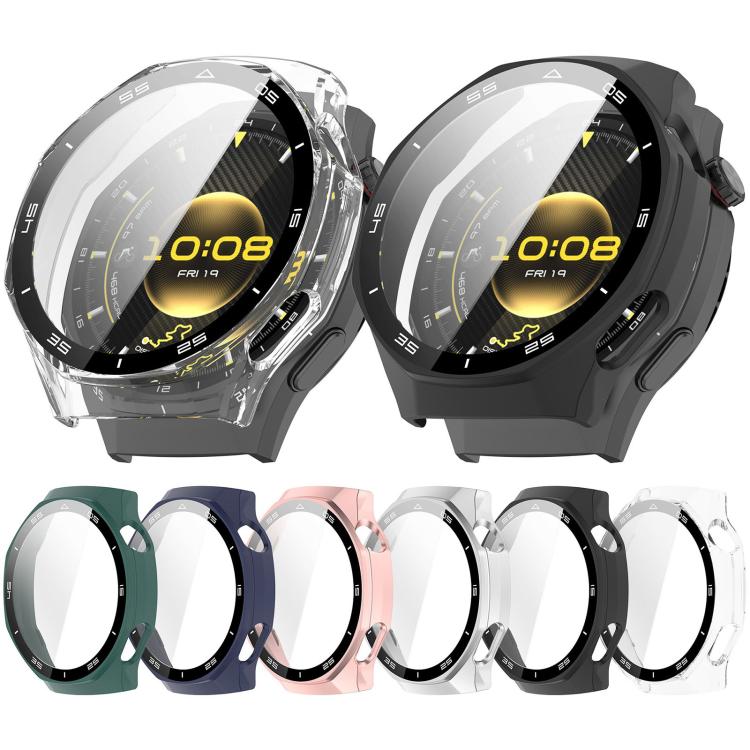 Tempered Glass Film Integrated PC Scale Watch Protective Cover, For Huawei Watch GT 6 Pro