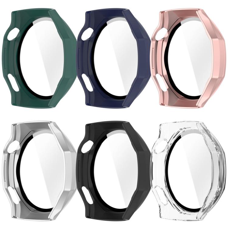 Tempered Glass Film Integrated PC Scale Watch Protective Cover, For Huawei Watch GT 6 Pro