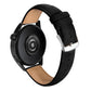 Double-Sided Plush Genuine Leather Watch Band, 22mm