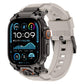 Metal Customised Armour Silicone Watch Band, For Apple Watch Ultra 3 / 2 / 1 49mm